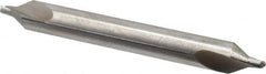 Interstate - #5 Plain Cut 60° Incl Angle High Speed Steel Combo Drill & Countersink - Exact Tooling