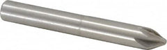 Interstate - 1/4" Head Diam, 1/4" Shank Diam, 6 Flute 60° Cobalt Countersink - Exact Tooling