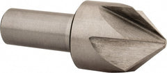 Interstate - 1-3/4" Head Diam, 1" Shank Diam, 6 Flute 90° Cobalt Countersink - Exact Tooling