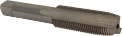 Interstate - 5/8-18 UNF, 3 Flute, Bright Finish, High Speed Steel Spiral Point Tap - Plug Chamfer, Right Hand Thread, 3-13/16" OAL - Exact Tooling