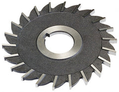Keo - 2" Diam x 1/4" Width of Cut, 14 Teeth, High Speed Steel Side Milling Cutter - Straight Teeth, Uncoated - Exact Tooling