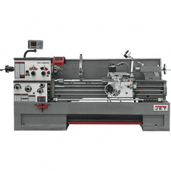 Jet - 16" Swing, 60" Between Centers, 230 Volt, Triple Phase Engine Lathe - 7MT Taper, 7-1/2 hp, 25 to 1,800 RPM, 3-1/8" Bore Diam, 40" Deep x 48" High x 116-1/2" Long - Exact Tooling