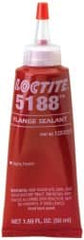 Loctite - 50 mL Tube Red Polyurethane Joint Sealant - -65 to 300°F Operating Temp, 24 hr Full Cure Time, Series 5188 - Exact Tooling