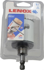 Lenox - 1-3/4" Diam, 1-9/16" Cutting Depth, Hole Saw - Bi-Metal Saw, Toothed Edge - Exact Tooling
