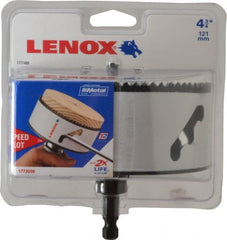 Lenox - 4-3/4" Diam, 1-9/16" Cutting Depth, Hole Saw - Bi-Metal Saw, Toothed Edge - Exact Tooling