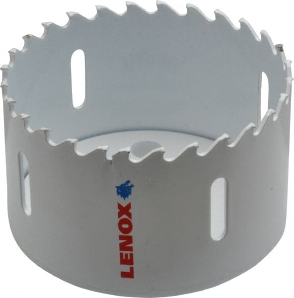 Lenox - 3" Diam, 1-1/2" Cutting Depth, Hole Saw - Carbide-Tipped Saw, Toothed Edge - Exact Tooling