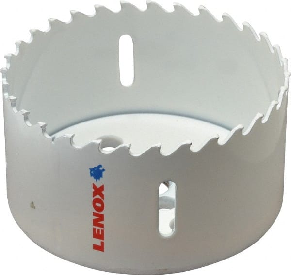 Lenox - 3-3/8" Diam, 1-1/2" Cutting Depth, Hole Saw - Carbide-Tipped Saw, Toothed Edge - Exact Tooling