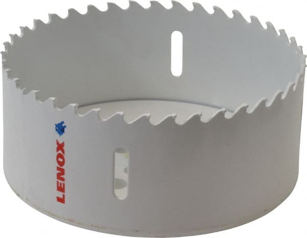 Lenox - 4-1/4" Diam, 1-1/2" Cutting Depth, Hole Saw - Carbide-Tipped Saw, Toothed Edge - Exact Tooling