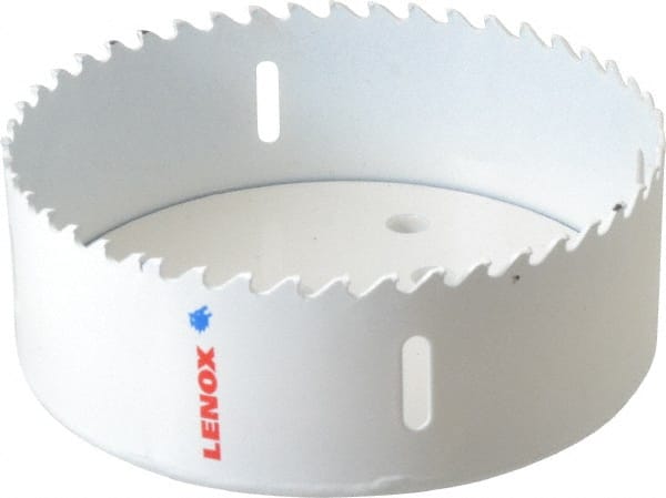Lenox - 5" Diam, 1-1/2" Cutting Depth, Hole Saw - Carbide-Tipped Saw, Toothed Edge - Exact Tooling