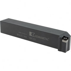 Kennametal - SCLC, Left Hand Cut, 5° Lead Angle, 1" Shank Height x 1" Shank Width, Neutral Rake Indexable Turning Toolholder - 6" OAL, CC..32.5. Insert Compatibility, Series Screw-On - Exact Tooling