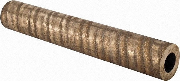 Made in USA - 2 Inch Outside Diameter x 13 Inch Long, Aluminum Bronze Round Tube - 1-1/4 Inch Inside Diameter, Alloy Aluminum Bronze (CDA 954), 8 Lb. Shipping Weight - Exact Tooling