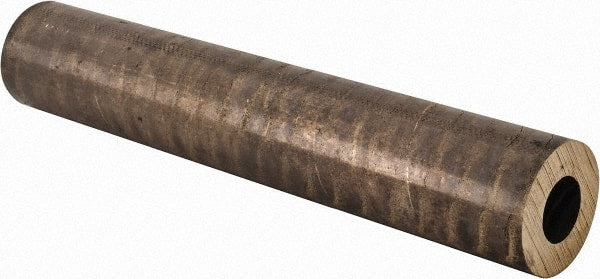 Made in USA - 2-1/4 Inch Outside Diameter x 13 Inch Long, Aluminum Bronze Round Tube - 1-1/4 Inch Inside Diameter, Alloy Aluminum Bronze (CDA 954), 11 Lb. Shipping Weight - Exact Tooling