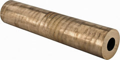 Made in USA - 2-1/2 Inch Outside Diameter x 13 Inch Long, Aluminum Bronze Round Tube - 1-1/4 Inch Inside Diameter, Alloy Aluminum Bronze (CDA 954), 14 Lb. Shipping Weight - Exact Tooling