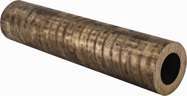 Made in USA - 2-3/4 Inch Outside Diameter x 13 Inch Long, Aluminum Bronze Round Tube - 1-3/4 Inch Inside Diameter, Alloy Aluminum Bronze (CDA 954), 14 Lb. Shipping Weight - Exact Tooling