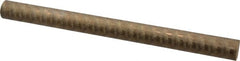 Made in USA - 1 Inch Diameter x 13 Inch Long, Bronze Round Rod - Alloy CDA 954 - Exact Tooling