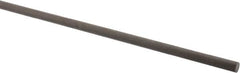 Made in USA - 4' Long, 1/4" Diam, Acetal (PTFE-Filled) Plastic Rod - Brown - Exact Tooling