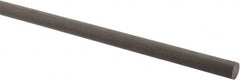 Made in USA - 4' Long, 3/8" Diam, Acetal (PTFE-Filled) Plastic Rod - Brown - Exact Tooling
