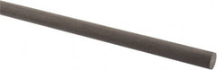 Made in USA - 2' Long, 1/2" Diam, Acetal (PTFE-Filled) Plastic Rod - Brown - Exact Tooling