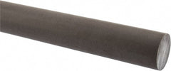 Made in USA - 1' Long, 1-1/2" Diam, Acetal (PTFE-Filled) Plastic Rod - Brown - Exact Tooling