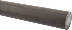 Made in USA - 1' Long, 1-3/4" Diam, Acetal (PTFE-Filled) Plastic Rod - Brown - Exact Tooling