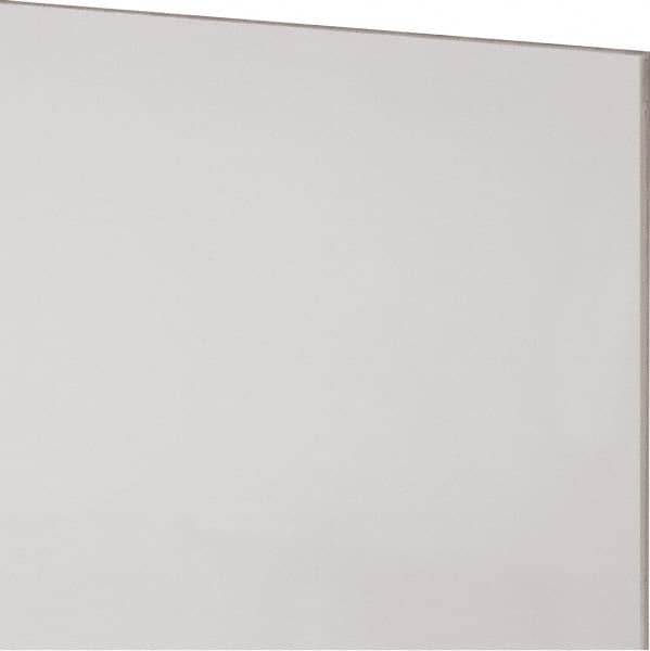 Made in USA - 1/8" Thick x 12" Wide x 4' Long, Acetal Sheet - Natural - Exact Tooling