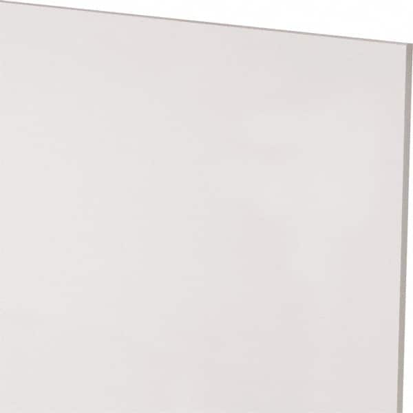 Made in USA - 1/8" Thick x 24" Wide x 4' Long, Acetal Sheet - Natural - Exact Tooling