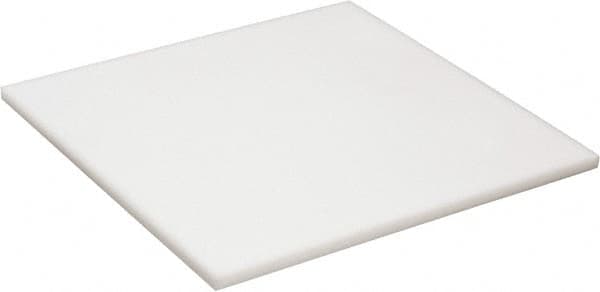 Made in USA - 1/8" Thick x 24" Wide x 2' Long, Acetal Sheet - Natural - Exact Tooling