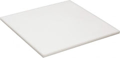 Made in USA - 1/8" Thick x 12" Wide x 1' Long, Acetal Sheet - Natural - Exact Tooling