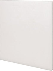 Made in USA - 2 Ft. Long x 6 Inch Wide x 1/4 Inch High, Acetal, Rectangular Plastic Bar - Natural - Exact Tooling