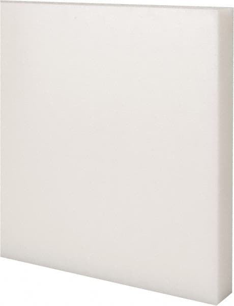 Made in USA - 2' x 6" x 3/4" Natural (Color) Acetal Rectangular Bar - Exact Tooling