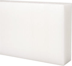Made in USA - 1' x 6" x 1-1/4" Natural (Color) Acetal Rectangular Bar - Exact Tooling