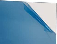Made in USA - 0.1" Thick x 12" Wide x 3' Long, Acrylic Sheet - Clear - Exact Tooling