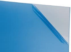 Made in USA - 1/8" Thick x 24" Wide x 3' Long, Acrylic Sheet - Clear - Exact Tooling