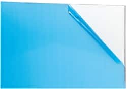 Made in USA - 1/8" Thick x 24" Wide x 4' Long, Acrylic Sheet - Clear - Exact Tooling