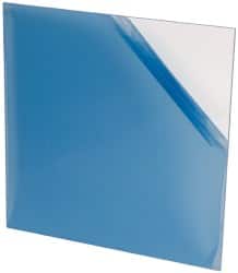 Made in USA - 3/16" Thick x 12" Wide x 1' Long, Acrylic Sheet - Clear - Exact Tooling