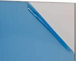 Made in USA - 1/4" Thick x 12" Wide x 2' Long, Acrylic Sheet - Clear - Exact Tooling