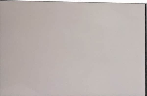 Made in USA - 1/8" Thick x 12" Wide x 2' Long, Acrylic Sheet - Clear, Abrasion Resistant Grade - Exact Tooling