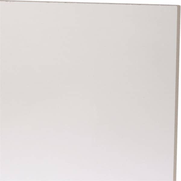 Made in USA - 1/4" Thick x 12" Wide x 2' Long, Acrylic Sheet - Clear, Abrasion Resistant Grade - Exact Tooling
