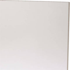 Made in USA - 1/4" Thick x 12" Wide x 2' Long, Acrylic Sheet - Clear, Abrasion Resistant Grade - Exact Tooling