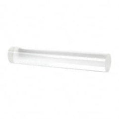 Made in USA - 8' Long, 2" Diam, Acrylic Plastic Rod - Clear - Exact Tooling