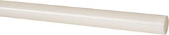 Made in USA - 8' Long, 3/4" Diam, Nylon 6/6 Plastic Rod - Natural (Color) - Exact Tooling