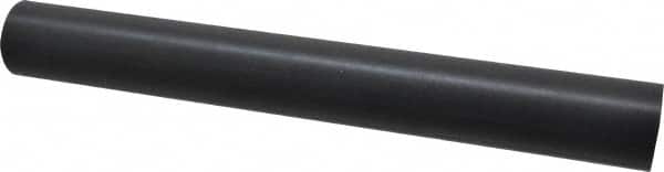 Made in USA - 1' Long, 1-1/2" Diam, Nylon 6/6 Plastic Rod - Black - Exact Tooling