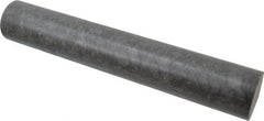 Made in USA - 1' Long, 2" Diam, Nylon 6/6 Plastic Rod - Black - Exact Tooling
