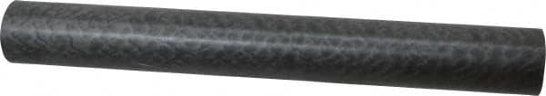 Made in USA - 1' Long, 1-1/2" Diam, Nylon 6/6 (MDS-Filled) Plastic Rod - Black - Exact Tooling