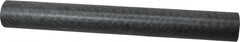 Made in USA - 1' Long, 1-1/2" Diam, Nylon 6/6 (MDS-Filled) Plastic Rod - Black - Exact Tooling