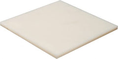 Made in USA - 1/8" Thick x 24" Wide x 2' Long, Nylon 6/6 Sheet - Natural - Exact Tooling