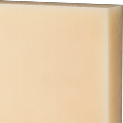 Made in USA - 1-1/2" Thick x 24" Wide x 2' Long, Nylon 6/6 Sheet - Natural - Exact Tooling