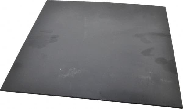 Made in USA - 1/8" Thick x 12" Wide x 1' Long, Nylon 6/6 Sheet - Black - Exact Tooling