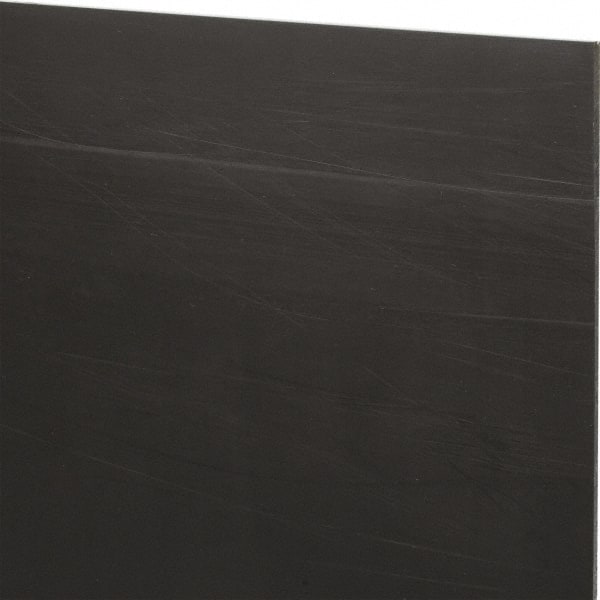 Made in USA - 1/8" Thick x 12" Wide x 1' Long, Nylon 6/6 (MDS-Filled) Sheet - Black - Exact Tooling