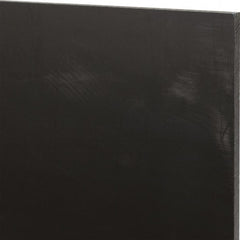 Made in USA - 1/4" Thick x 12" Wide x 1' Long, Nylon 6/6 (MDS-Filled) Sheet - Black - Exact Tooling